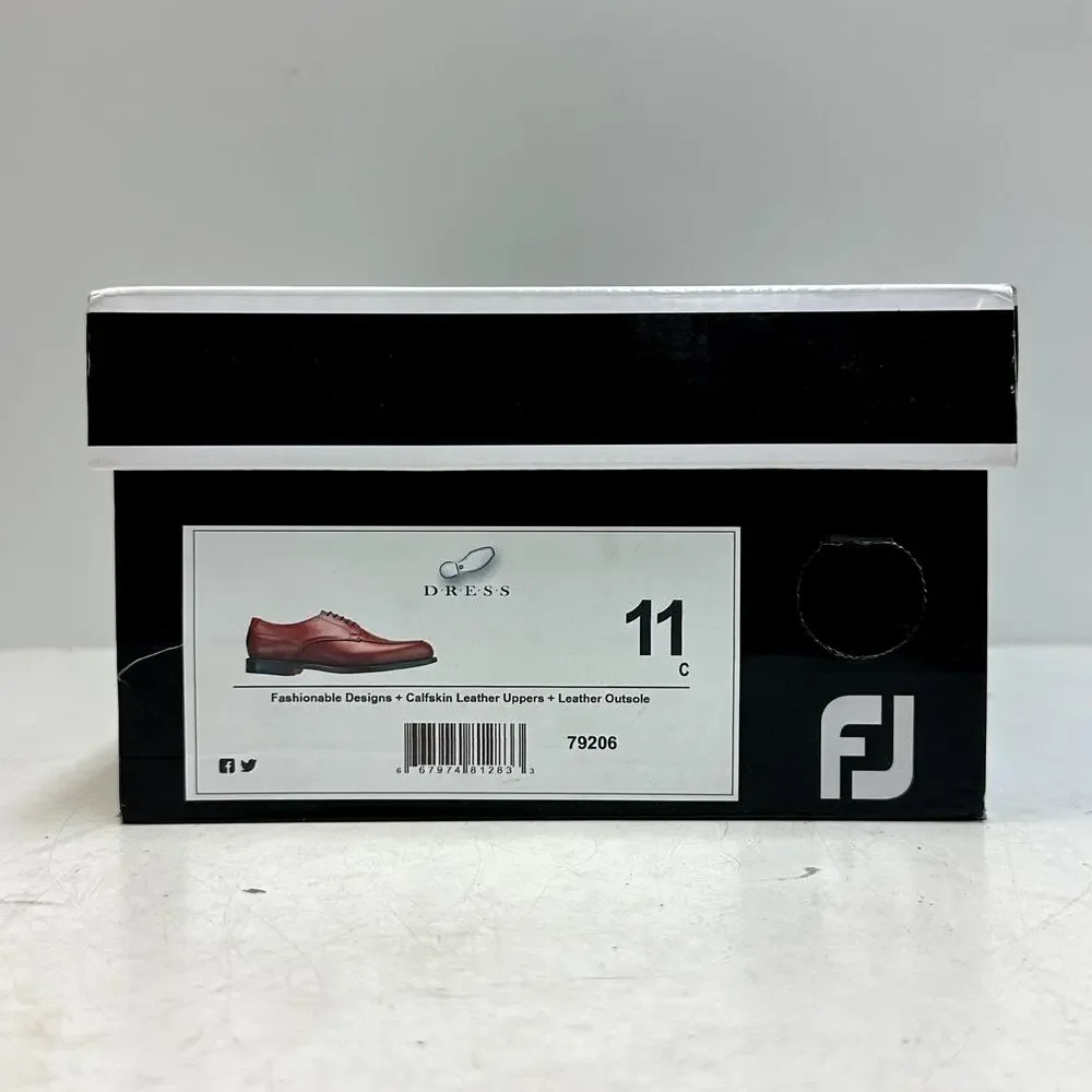 NIB Rancourt & Co. x FootJoy Split Toe Derby Dress Shoe Brown Calf 79206 11 C